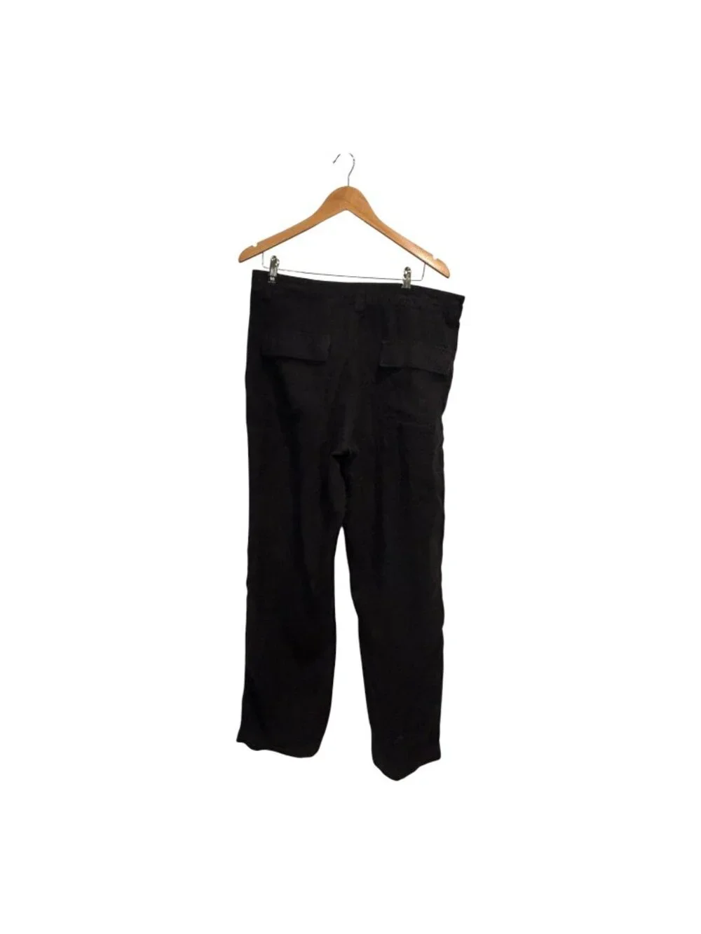 Murano 100% Linen Black Cargo Pants Men’s 35x34 Straight Leg Lightweight Casual